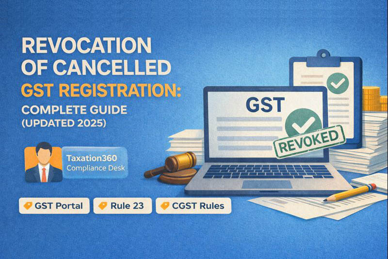 Revocation of Cancelled GST Registration: Complete Guide (Updated 2025)